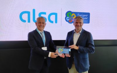 Alsa recibe el Sello de Turismo Familiar como empresa orientada y adaptada a las necesidades de las familias