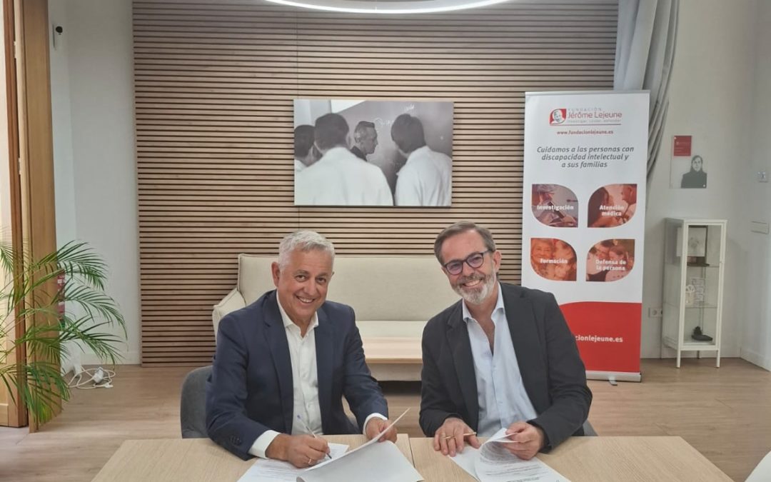 Firmamos un acuerdo con la Fundación Jerome Lejeune para apoyar a las familias numerosas en la atención a personas con discapacidad intelectual