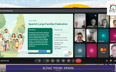 Participamos en ‘ELFAC Tour’ para compartir nuestro trabajo, experiencias y proyectos con las asociaciones de familias numerosas del resto de Europa